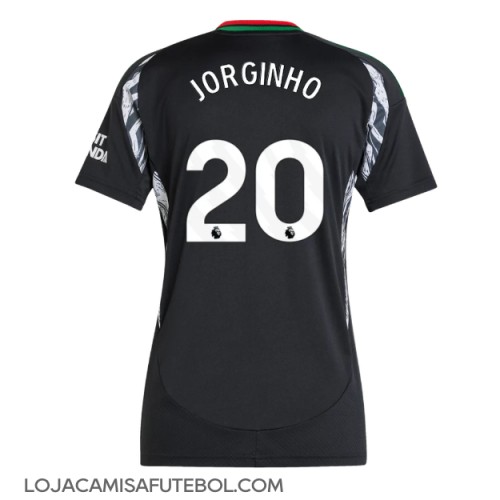 Camisa de Futebol Arsenal Jorginho Frello #20 Equipamento Secundário Mulheres 2024-25 Manga Curta